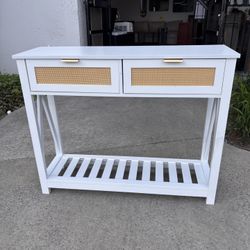 $50.00!! New 39.3”x11.8”x31.5 White Or Black Wooden Entryway Console Table Kitchen Console Cabinet