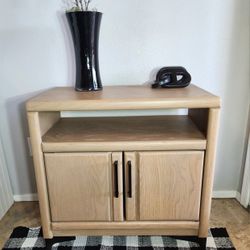 Repurposed vintage to modern ACCENT TABLE, End Table, Night Stand, Dry Bar, hall table, side table.