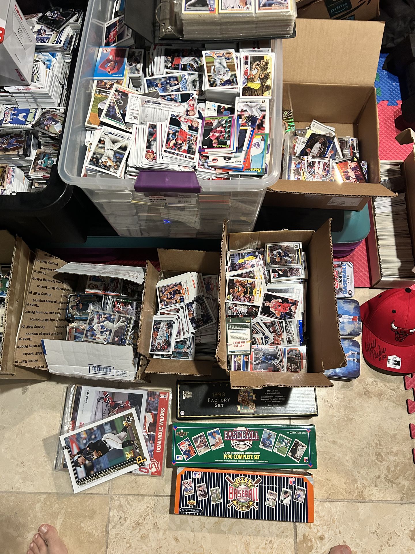 Huge Collection of Sports Cards
