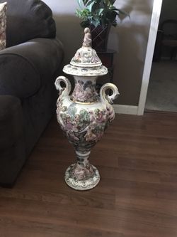 Tall vase from Italy