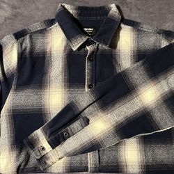 Blue Plaid Shaka button up