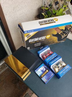 Supreme party edition 500 songs 2 Guitars & 1 Game $260! Firm. Just Playstation 4 PS4 2016 500GB & 1 Control $125! Extra control is $25! All for $350!