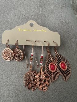 Fashion Jewelry Boho Earrings Set of 3