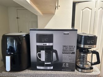 Bella Pro series Coffee Maker & Gourmia Air fryer