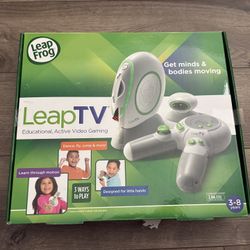 Leap Frog Leap TV Video Gaming System, Controller, Camera & cords