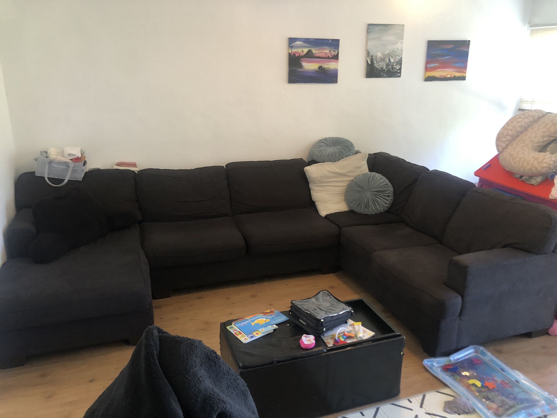 Black Sectional Couch