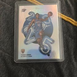 2025-26 Topps NBA Thomas Sorber Rookie #C25-15 Class of 2025 Case Hit