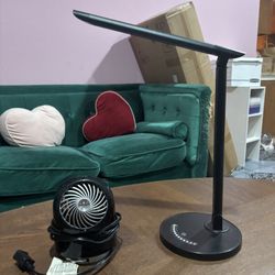 Desk Fan And Lamp 