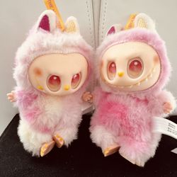 Two Pink Monster Plushy Together Bundle