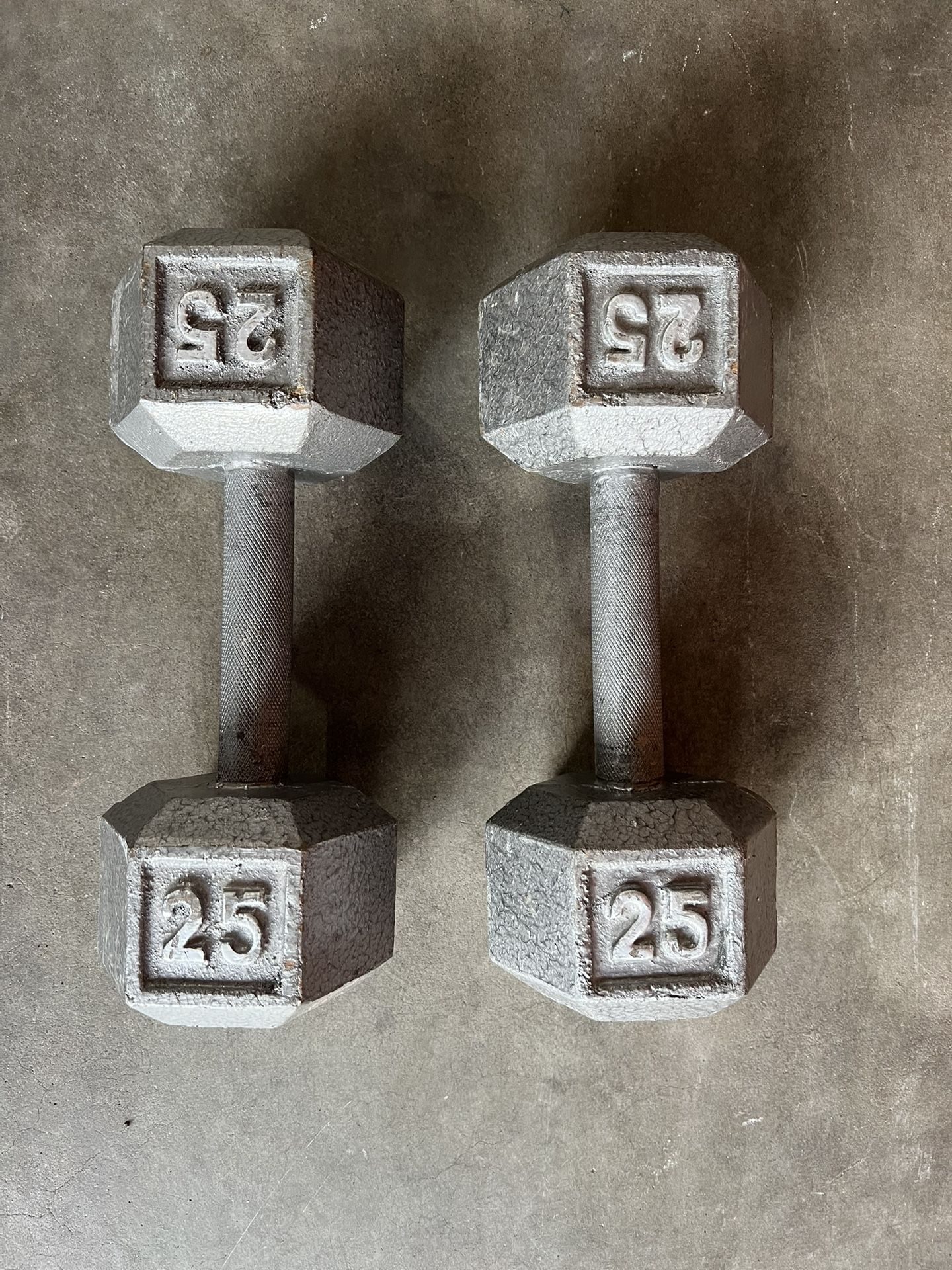 25 LB Hex Dumbbell Set