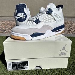 Nike Air Jordan 4 Retro SB Navy NEW/RECEIPT SIZE: 11 $370 FIRM FIRM ONLY!! NO TRADES!