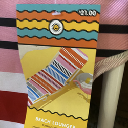 Beach chair brand new