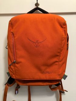 Orange Osprey Backpack