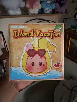 Pop bean Island Vacation Earphone Case *Secret* Skullpanda