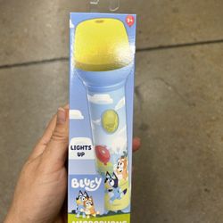 NWT Bluey light up microphone 