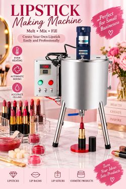 💄🕯️ COMMERCIAL HEATING, MIXING & FILLING MACHINE – $145