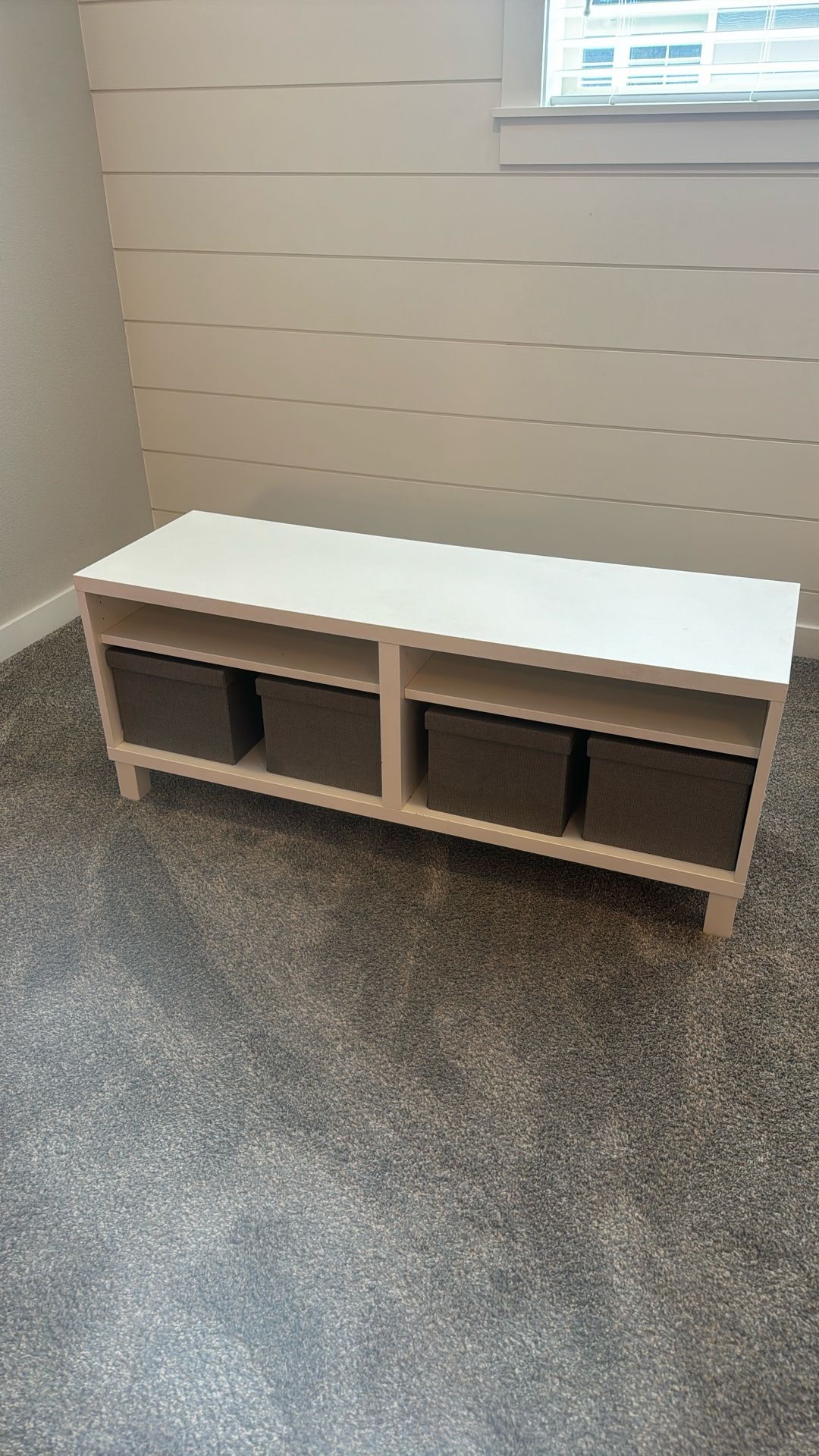 LIKE NEW TV STAND WITH STORAGE