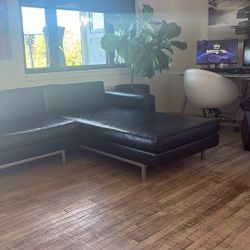 Black Sectional 