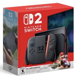 Brand New Nintendo Switch 2 With Game Sealed