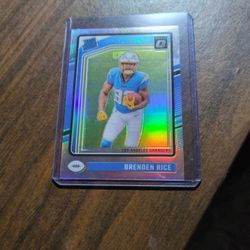 BRENDEN RICE FOOTBALL CARD.