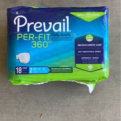 PrevailPer-fit 360 Daily Briefs 18 Ct  Size 2 - 6 For $50