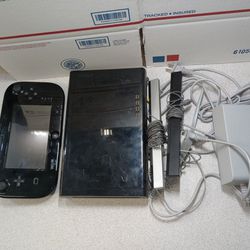 Nintendo Wii U Game Console With Handheld Working Except For The Screen On The Handheld