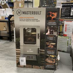 Masterbuilt 40in. Digital Charcoal Smoker in Gray, 1320 sq. in. of Cooking Space