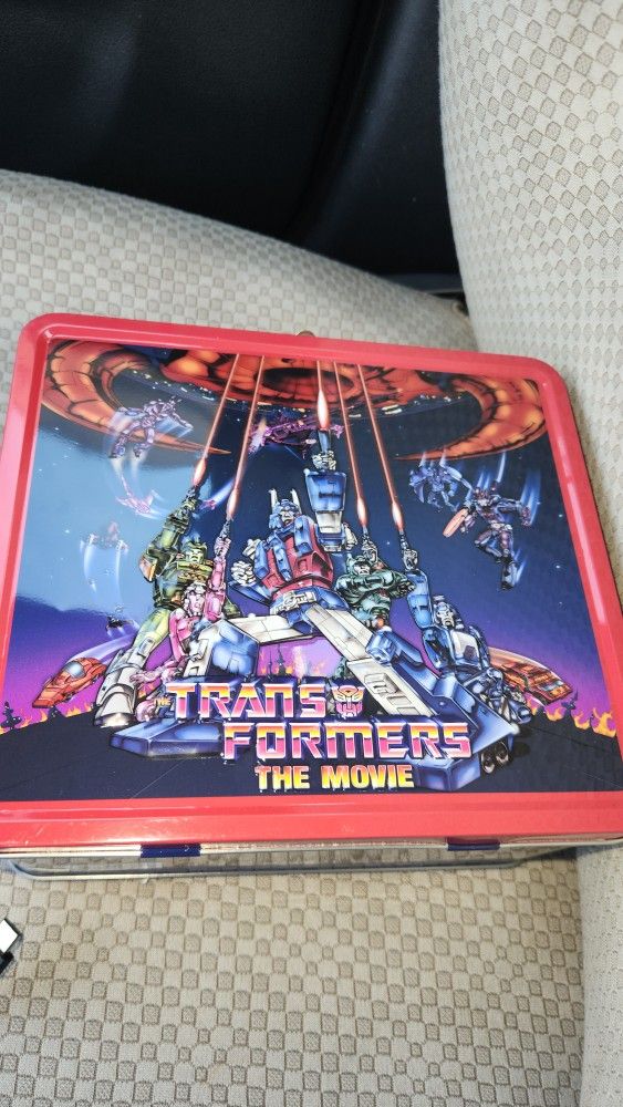 Transformers The Movie G1 Lunch Box With Thermos 