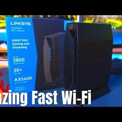 Linksys E8450 Wi-Fi 6 Router (2500 sq ft coverage)