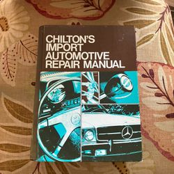 Chiltons Import Automotive Repair Manual