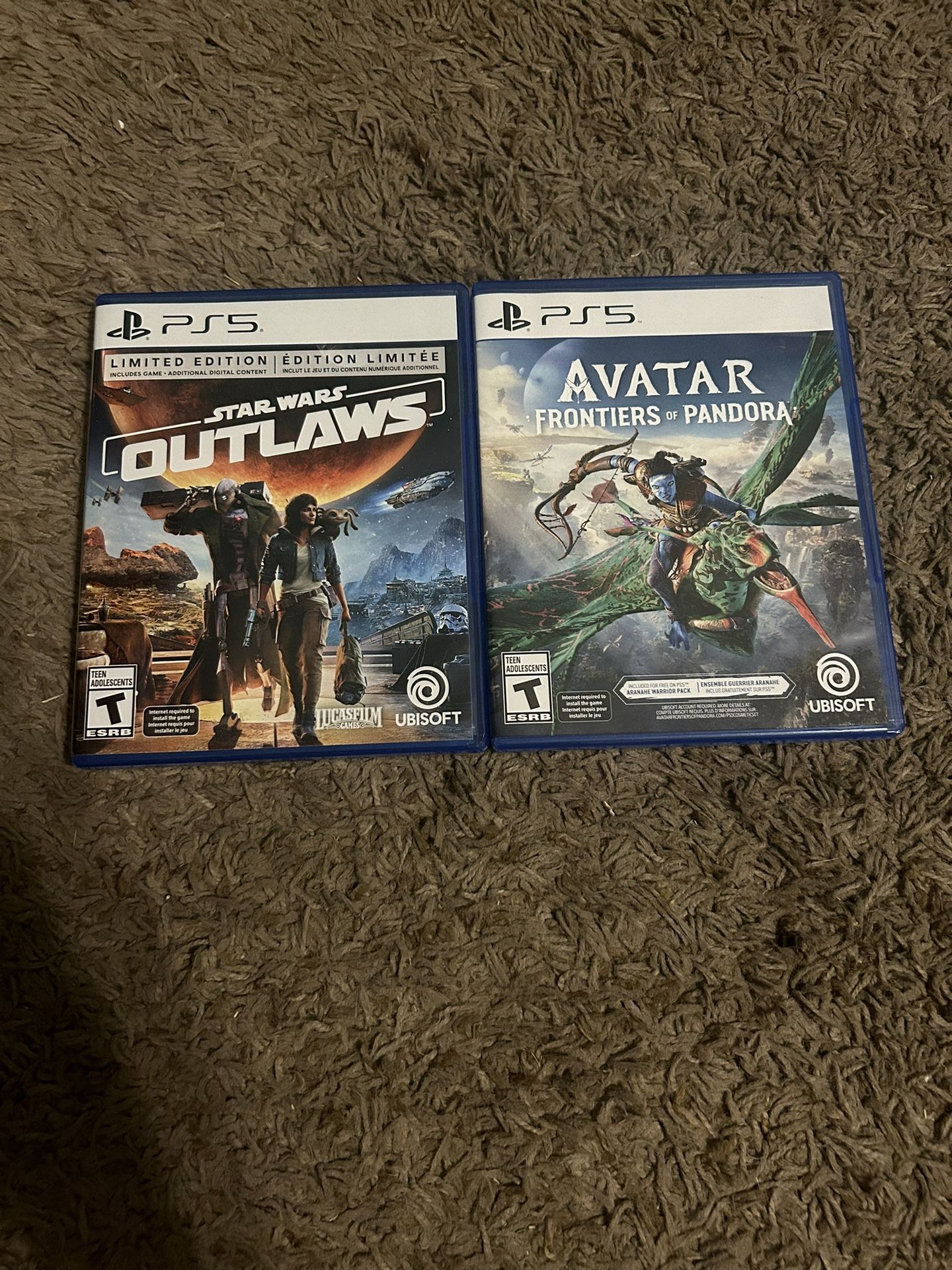 ps5 games star wars outlaws and avatar
