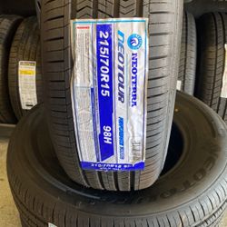 BRAND NEW SET OF TIRES 215/70/15