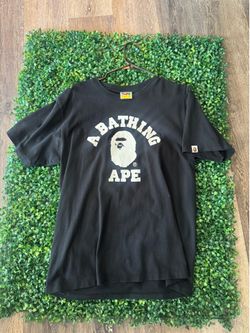 Size large og black bape tee