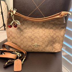 Brown Coach Signature Bag 