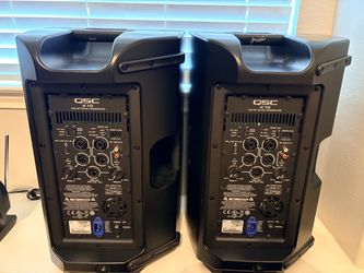 Two QSC K10s With Covers