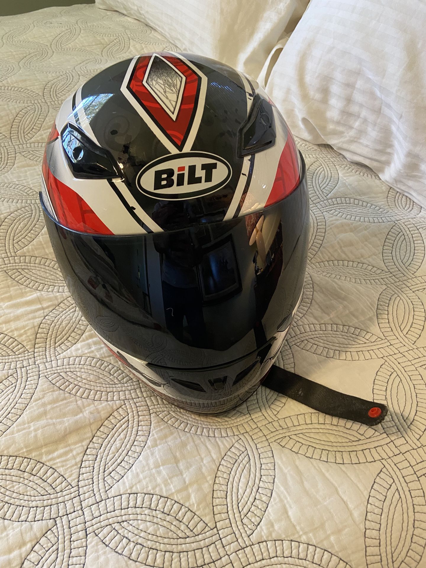 BILT Full-Face Motorcycle Helmet – Size Small – DOT Certified