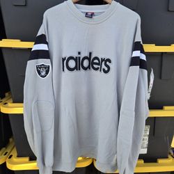 Raiders Reebok Sweater Vintage Y2K