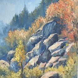 Original Art Monte Cristo PNW 16x20” Oil Painting 