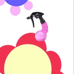 Pink Glass Cleaning Bottles