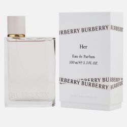 Burberry Her by Burberry 3.3 oz EDP Perfume for Women - New in Box Sealed