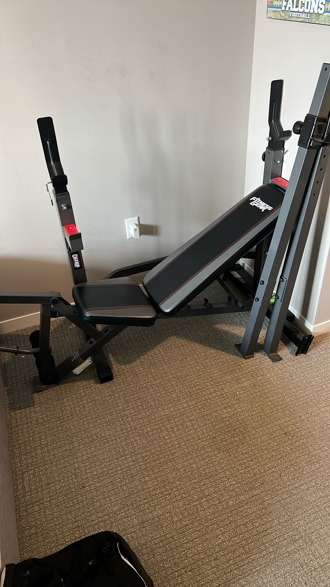 Bench press and leg lifter