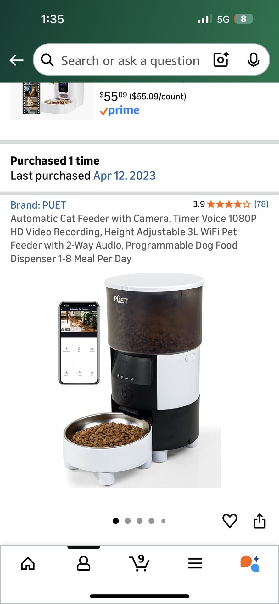 Automatic Pet Feeder Pet Camera
