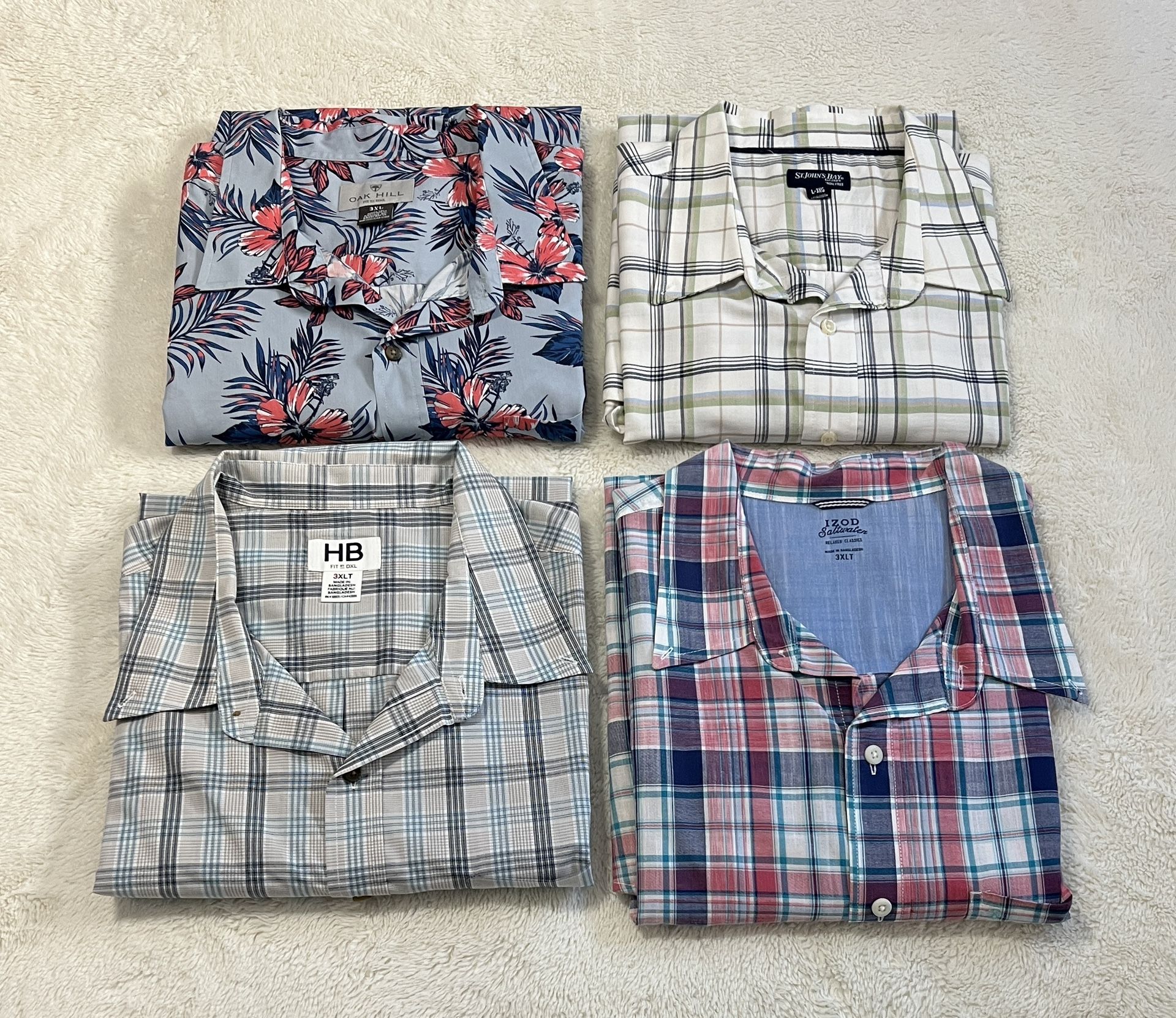 Men's Plaid Button Up Shirts