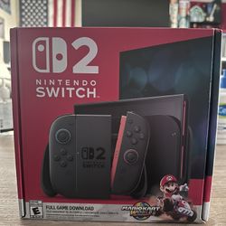 Brand new Nintendo Switch 2 Console + Mario Kart World Bundle