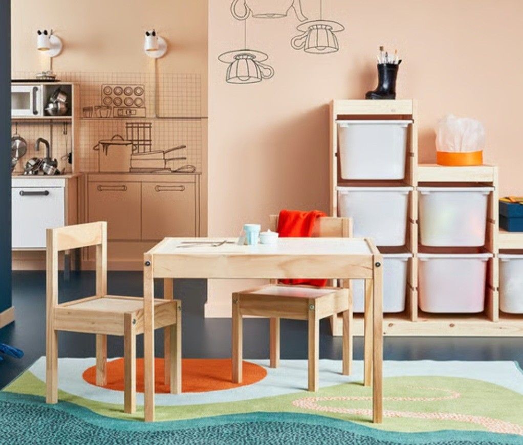 Children Table With 2 Chairs