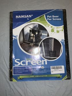 Dog door to fit screen