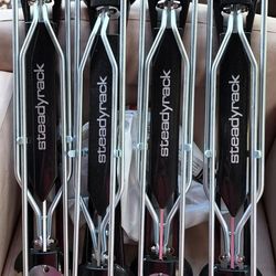 Rack Two Bike Floor Stand Bicycle Instant Versitile Pro Quality Bike Park