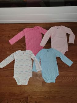 24 Months Carter's Long Sleeve Onesies For Toddler Girls