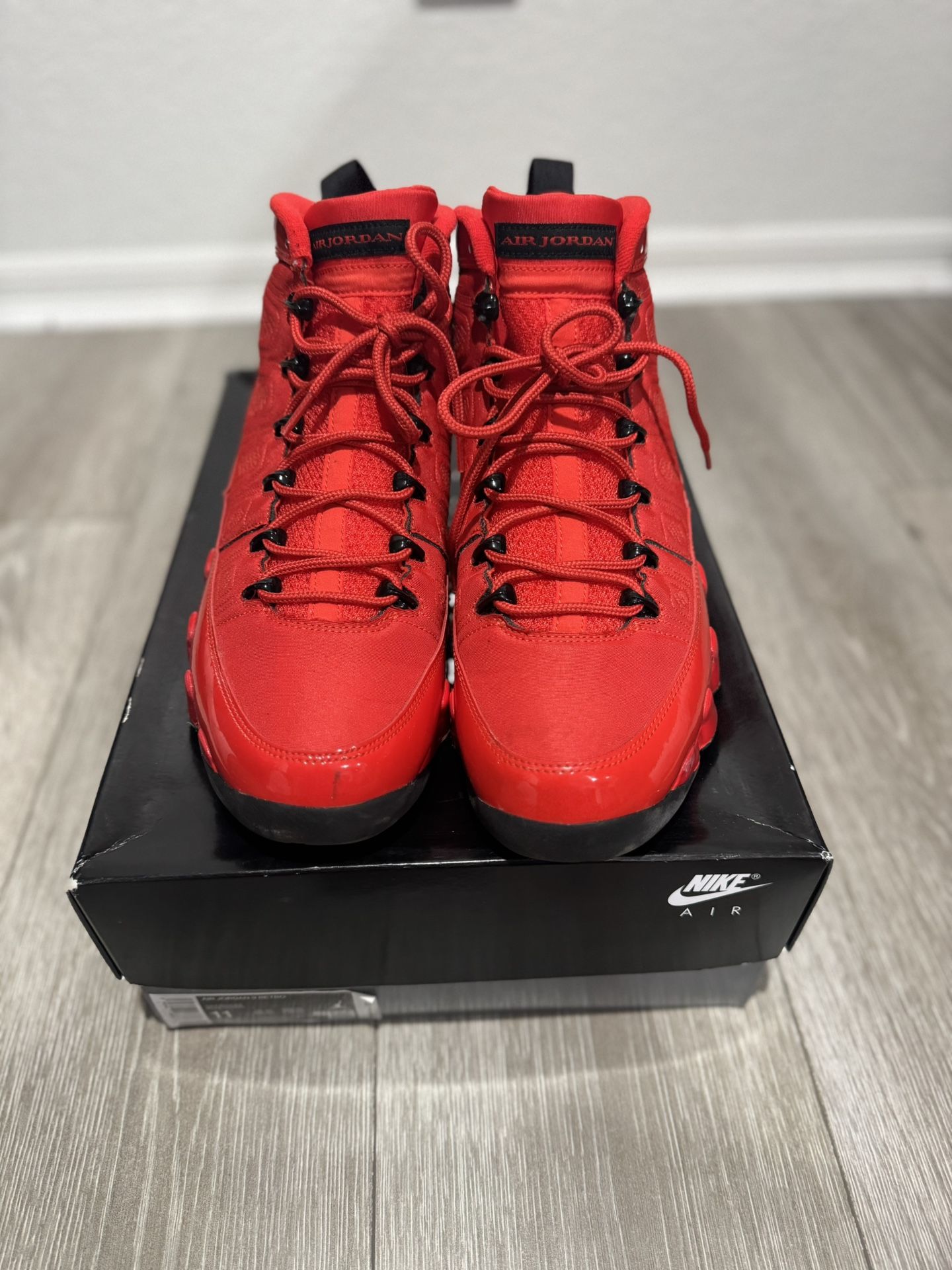 Retro Jordan 9 Red Chile Size 11