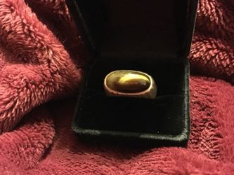 Heavy 925 men’s tiger eye ring